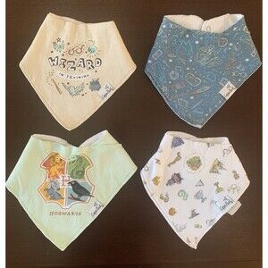 Copper Pearl Bandana Bibs Set Of 4 Assorted Harry Potter Wizarding World
